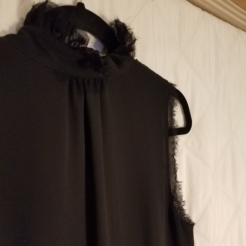 Ann Taylor Loft Black Sleeveless MIni Dress
